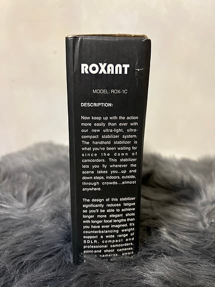 . Kamerastabilisator Roxant – Ny i kartong