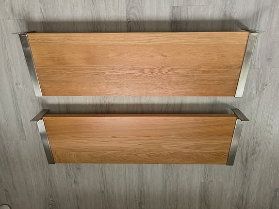 Hyllor med konsoler från Ikea - Bergshult/Granhult