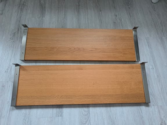 Hyllor med konsoler från Ikea - Bergshult/Granhult