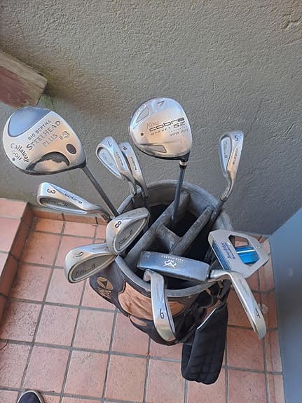 Golfbag med kvalitetsklubbor