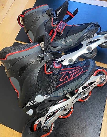 K2 Inlines / Rullskridskor – Strl EU 41,5 – Alu-ram – 80 mm