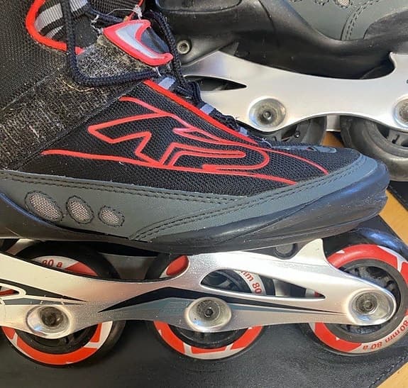 K2 Inlines / Rullskridskor – Strl EU 41,5 – Alu-ram – 80 mm