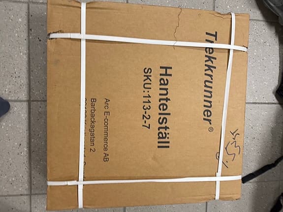 Trekrunner Hantelställ i stål (ej hantlarna)