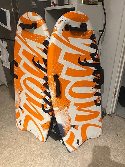 Slingshot Kiteboard kitesurfingbräda orange blå