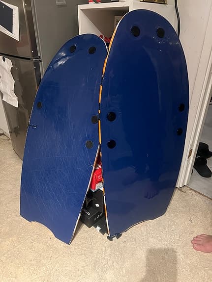 Slingshot Kiteboard kitesurfingbräda orange blå