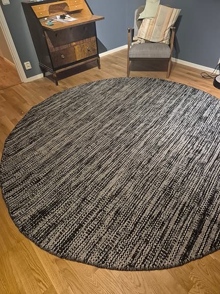 Ikea rund matta "Köpenhamn" 250cm i ull