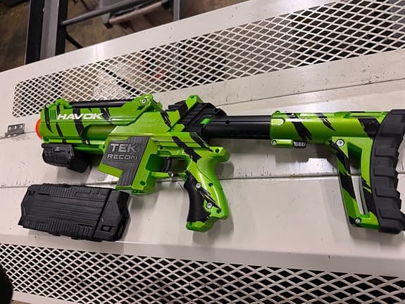 Tek recon havok leksaks vapen för gummiringar