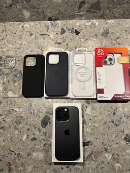 Apple iPhone 16 Pro 128GB Black Titanium – Nyskick (100% batterihälsa)