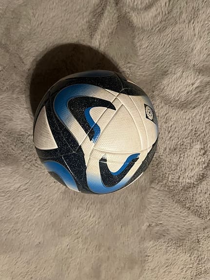 Nike fotboll blå och vit storlek 4
