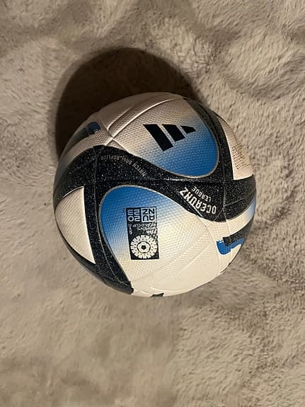 Nike fotboll blå och vit storlek 4