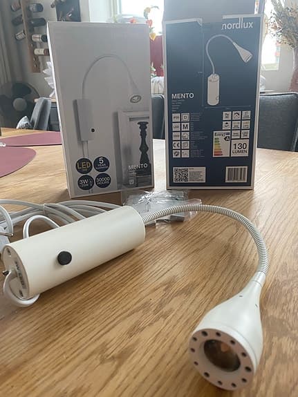 2 st nya Mento Nordlux vägglampor
