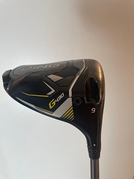 Ping G430 Max Driver 9° + Graphite Design Tour Ad XC-6 X-stiff skaft