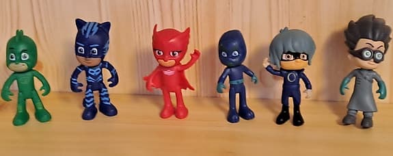 Utförsäljning av 6 st PJ Masks Figurer