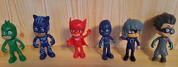 Utförsäljning av 6 st PJ Masks Figurer