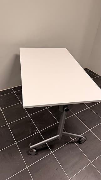 Swedese Alufloop skrivbord 160x80 cm vitt MDF