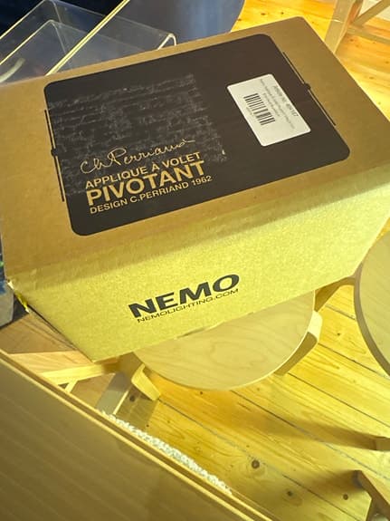 Applique À Volet Pivotant Nemo Lighting C.Perriand