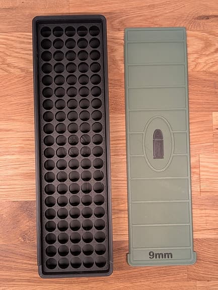 9mm - ammunitionslåda x100