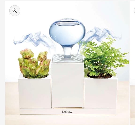 LeGrow krukor med luftfuktare för inomhusväxter