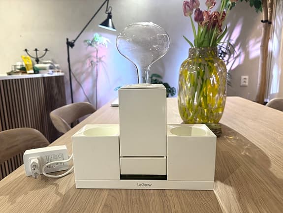 LeGrow krukor med luftfuktare för inomhusväxter
