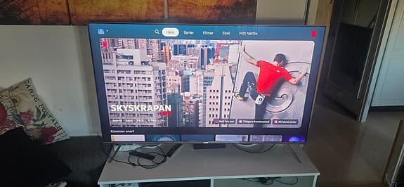 Samsung 55 tum Smart TV 4k (SUHD) - Blygsamt använd! + 4k Chromecast Ultra