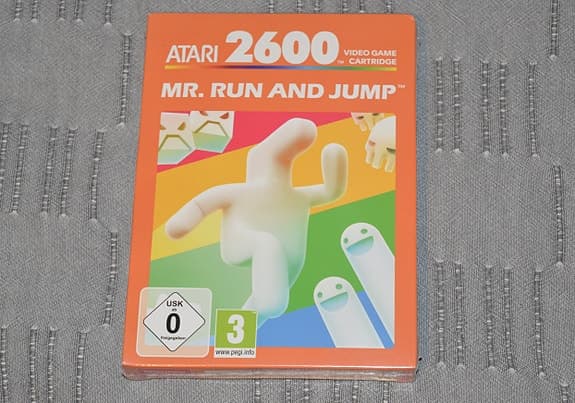Mr. Run & Jump OÖPPNAD för ATARI 2600 (PAL version)
