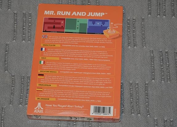 Mr. Run & Jump OÖPPNAD för ATARI 2600 (PAL version)