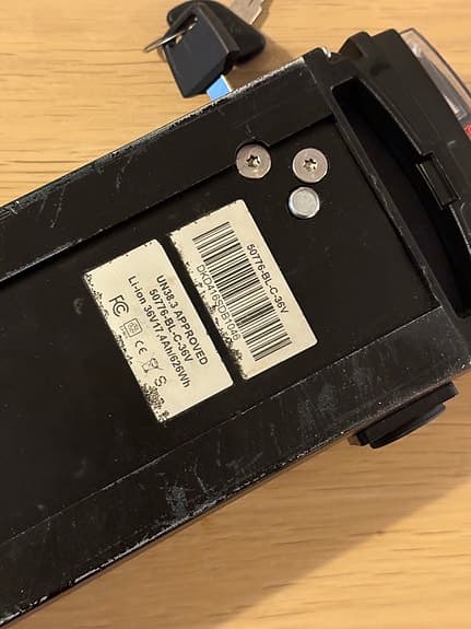 Christiania Bike elcykelbatteri 36V