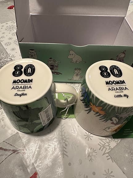 Muminmuggar 80- års stämpel