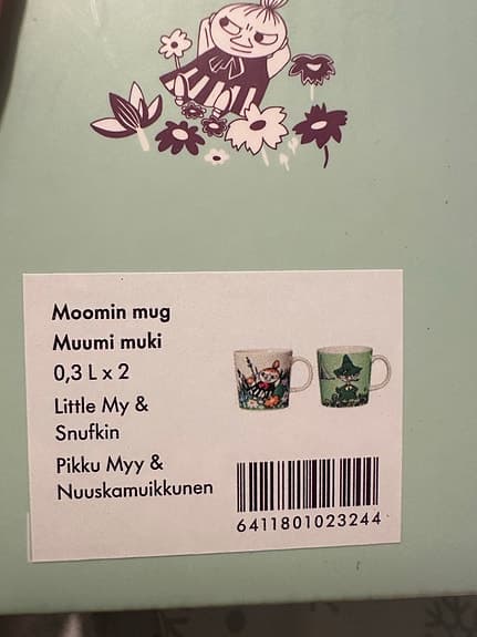 Muminmuggar 80- års stämpel