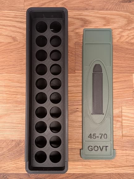 .45-70 Govt - ammunitionslåda x20