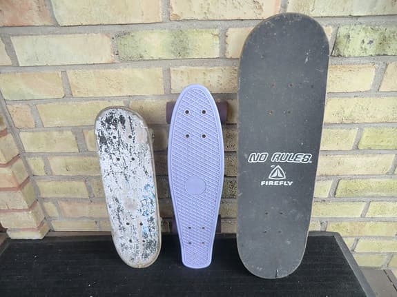 skateboard longboard rullar fint