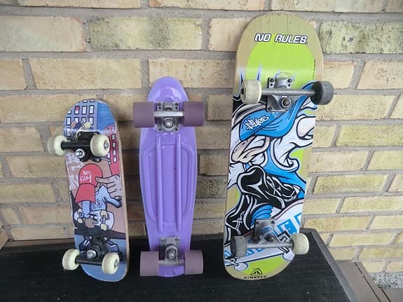 skateboard longboard rullar fint