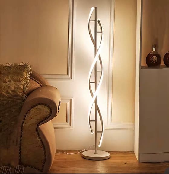 Minimalist Geometric Line LED Floor Lamp Designer