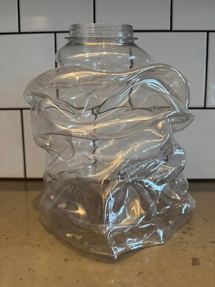 NIKO JUNE Eros Torso Vase S Clear