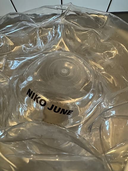 NIKO JUNE Eros Torso Vase S Clear
