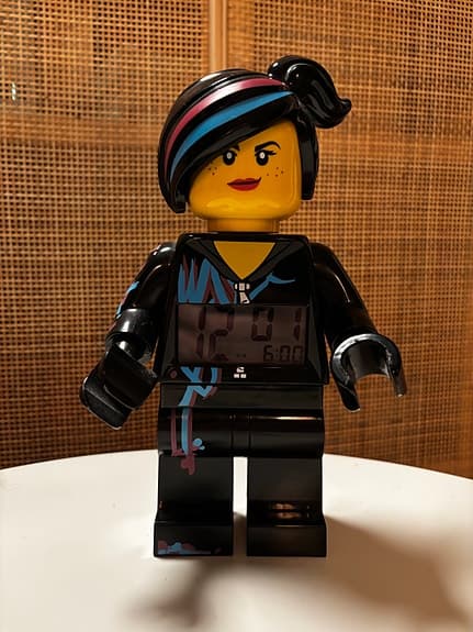 LEGO Movie Wyldstyle (Lucy) väckarklocka – fungerar