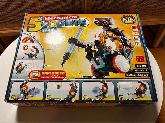 NY 5-i-1 Coding Robot – STEM-leksak (8+)