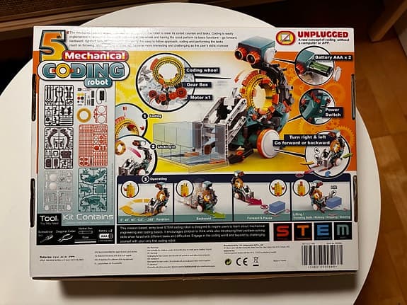 NY 5-i-1 Coding Robot – STEM-leksak (8+)