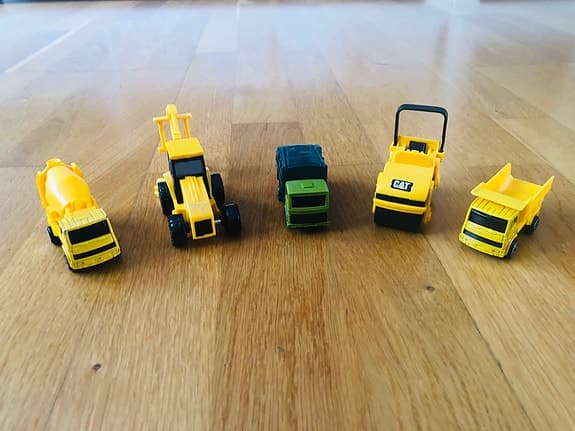 Byggfordon / Leksaksfordon för Barn (7-8cm)