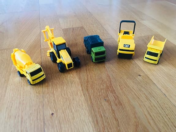 Byggfordon / Leksaksfordon för Barn (7-8cm)