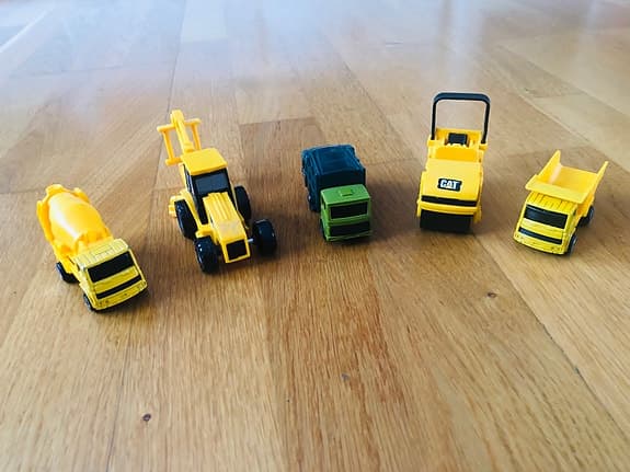 Byggfordon / Leksaksfordon för Barn (7-8cm)