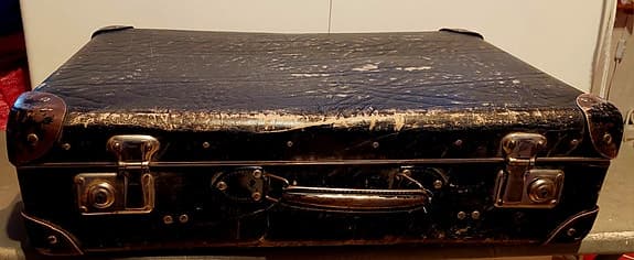 Resväska Retro Charmig gammal åkt Östersund-Västerås