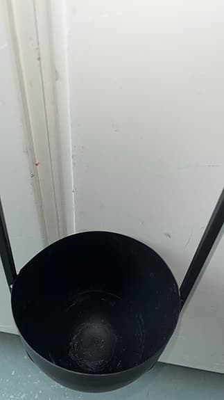 Blomster ampel för blommorOrnament Svart 3stycken