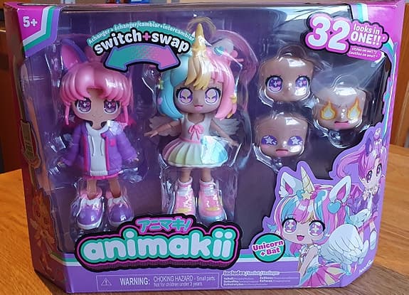 Animakii Dockset: Enhörning + Fladdermus - Nytt!