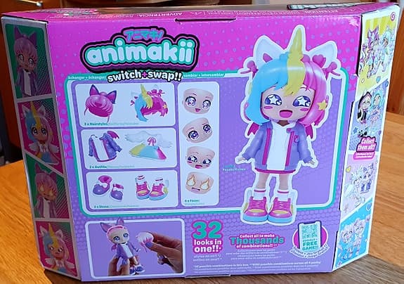 Animakii Dockset: Enhörning + Fladdermus - Nytt!