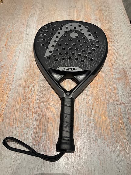 Head Alpha padelracket svart