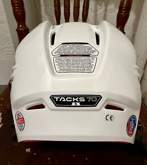 CCM Tacks 70 Ishockeyhjälm Vit
