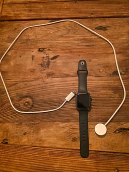 Apple watch series 7 45mm cell grafit stål