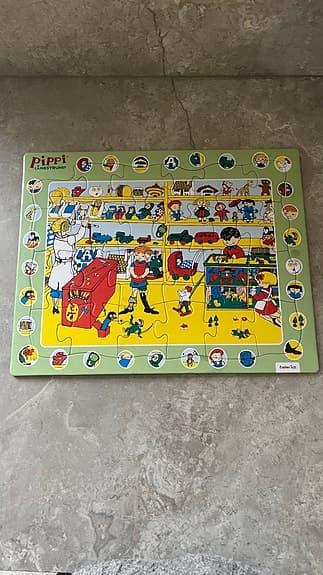 Pippi - Träpussel