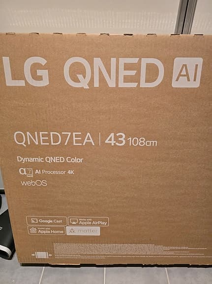 LG 43'' QNED7E AI 4k Smart TV 43QNED7EA6B (2025)
